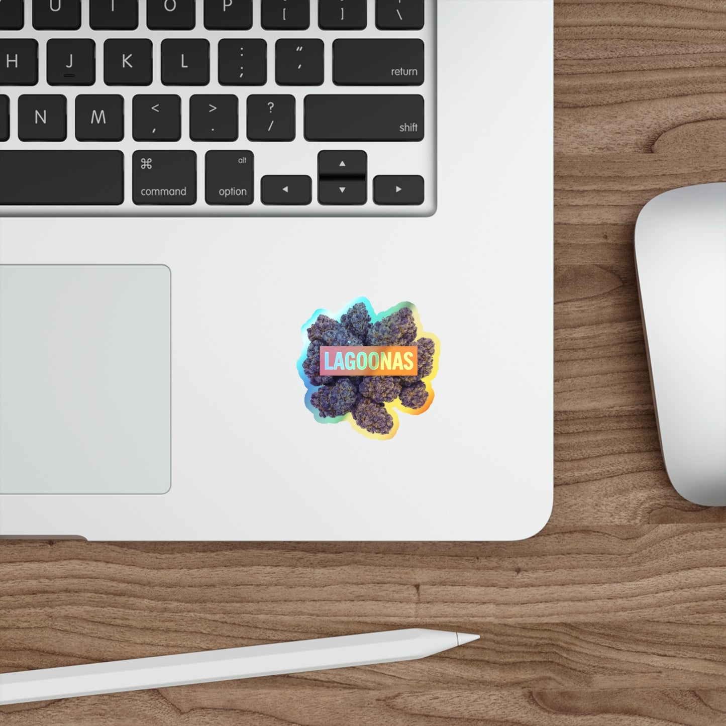 Holographic Die-Cut Stickers - 'LAGOONAS' -