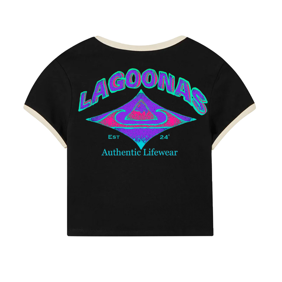 Core Baby Tee Color Ribbing(200GSM)