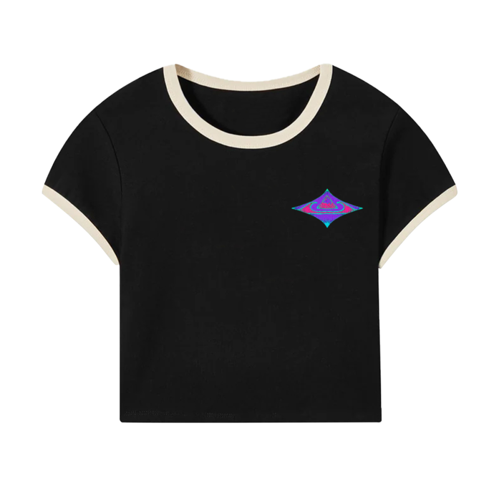 Core Baby Tee Color Ribbing(200GSM)