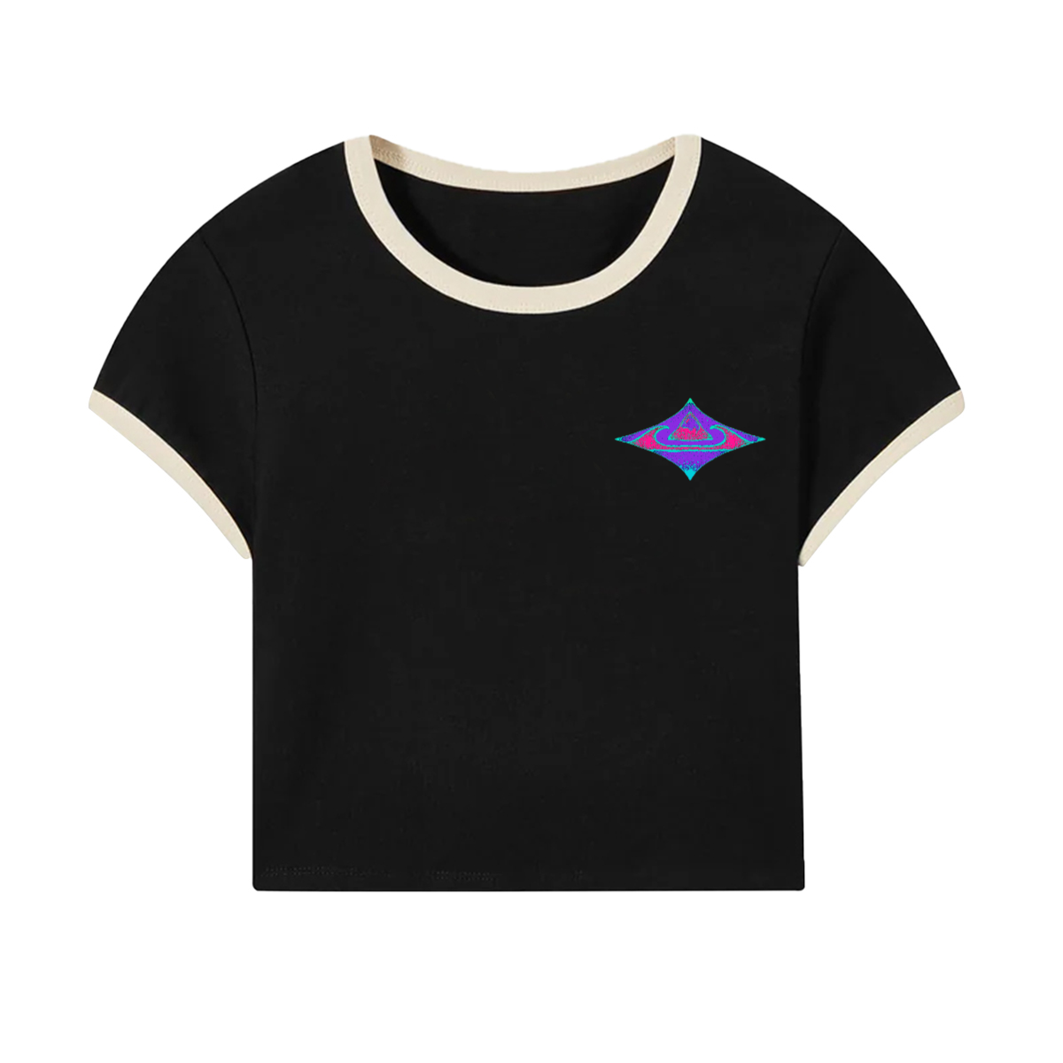 Core Baby Tee Color Ribbing(200GSM)