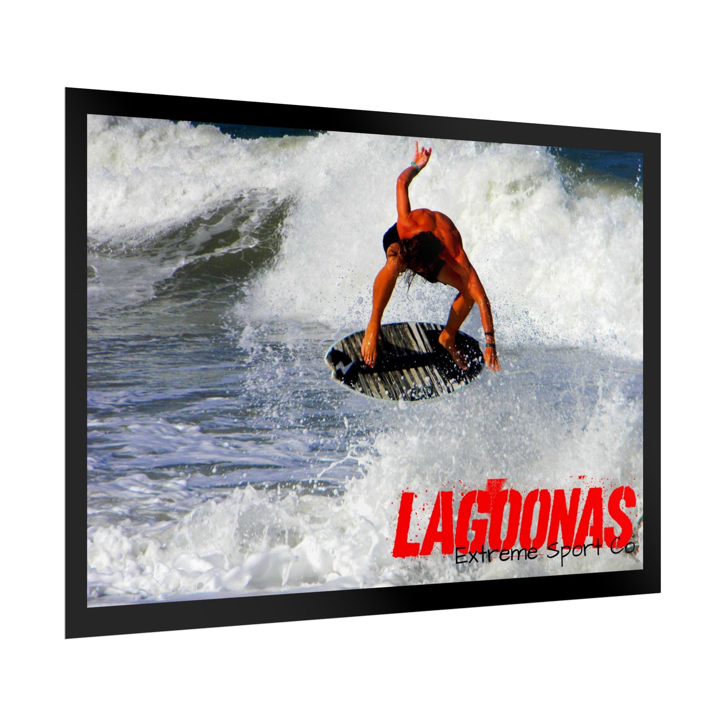 Lagdonas Extreme Sport Skimboarding Rolled Poster