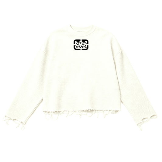 Unisex Waffle Cropped T SS(290G)