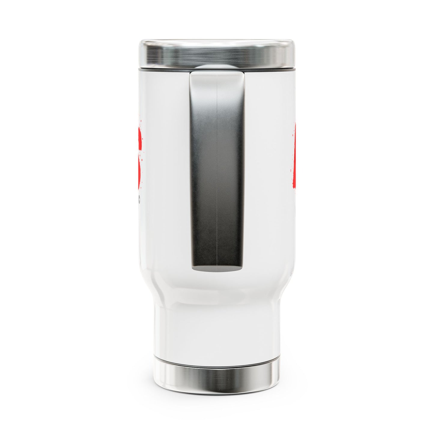 LAGOONA Stainless Steel Travel Mug - 14oz Durable Coffee Cup with Handle