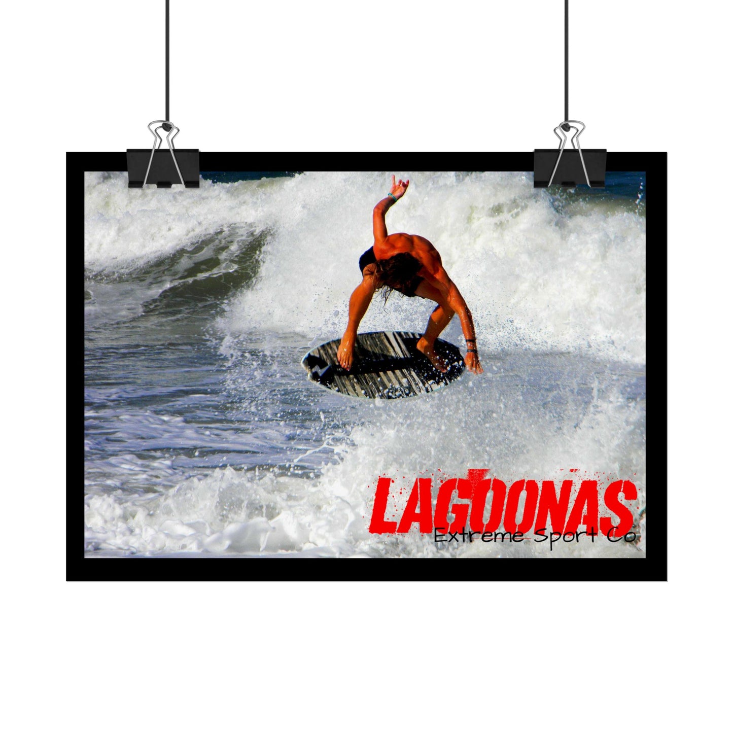 Lagdonas Extreme Sport Skimboarding Rolled Poster