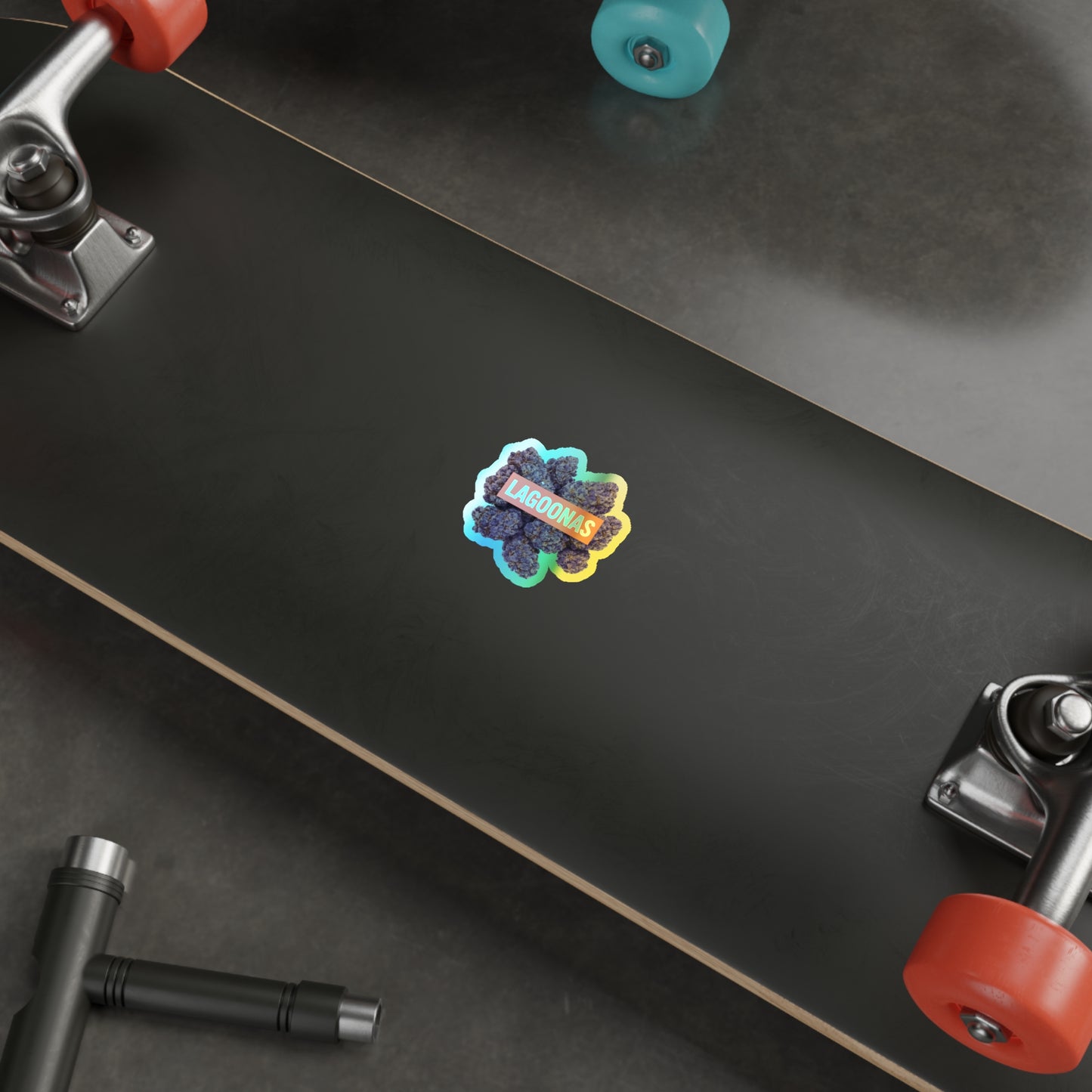 Holographic Die-Cut Stickers - 'LAGOONAS' -