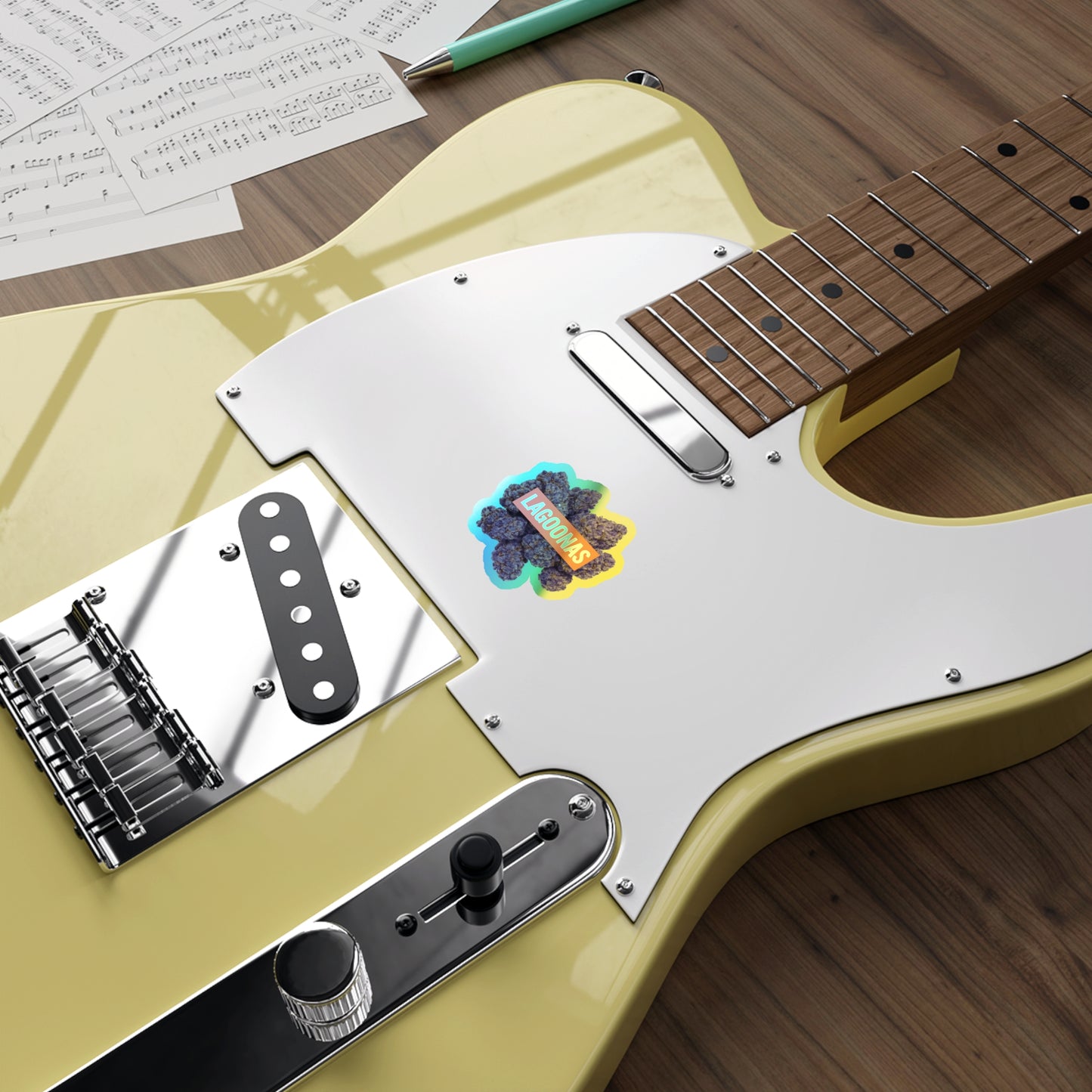 Holographic Die-Cut Stickers - 'LAGOONAS' -
