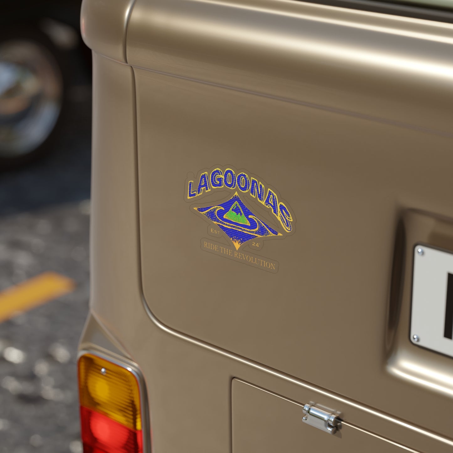 Die-Cut Outdoor Stickers, Surf Style, Waterproof, Perfect for Laptops, Water Bottles, and Cars, Ideal for Adventure Lovers, Ride the [...]