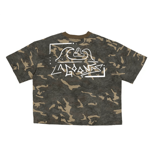 cropped camo t