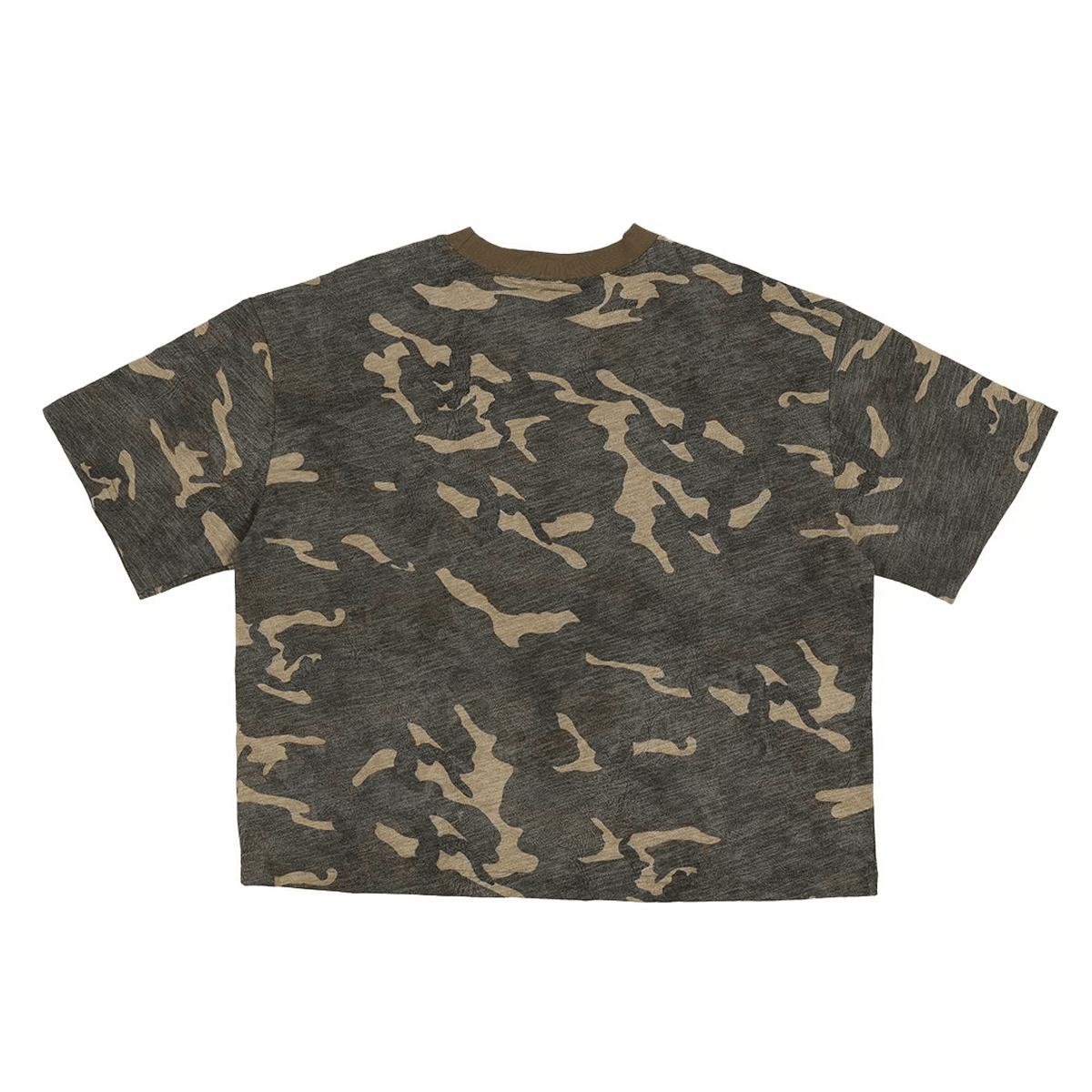 cropped camo t