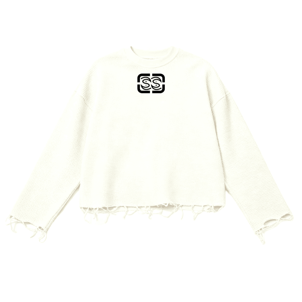 Unisex Waffle Cropped T SS(290G)