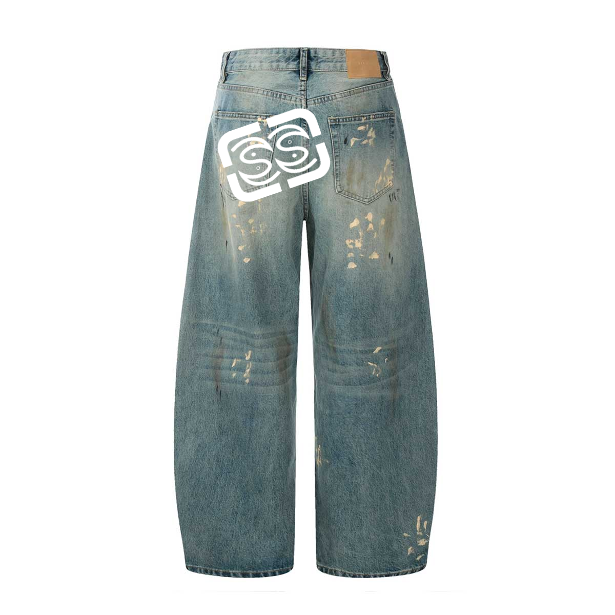 Hand-Painted LooseJeans