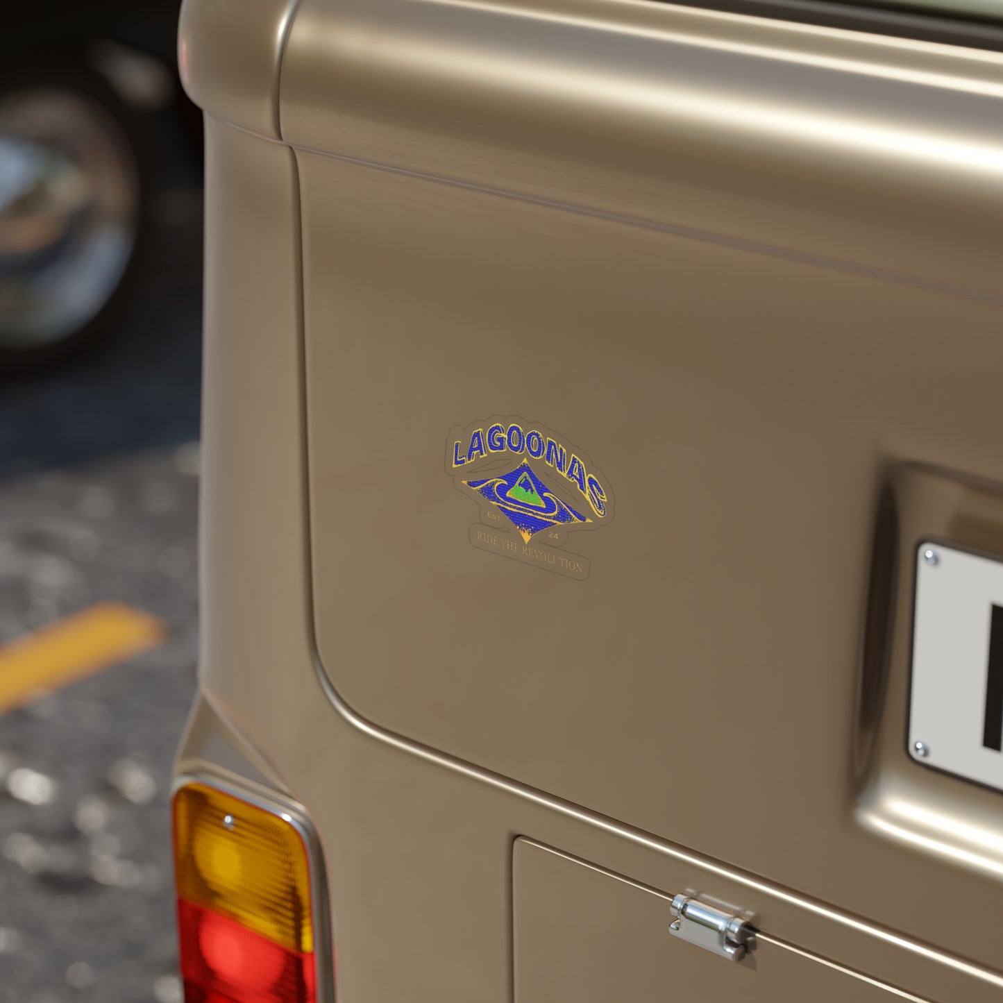 Die-Cut Outdoor Stickers, Surf Style, Waterproof, Perfect for Laptops, Water Bottles, and Cars, Ideal for Adventure Lovers, Ride the [...]