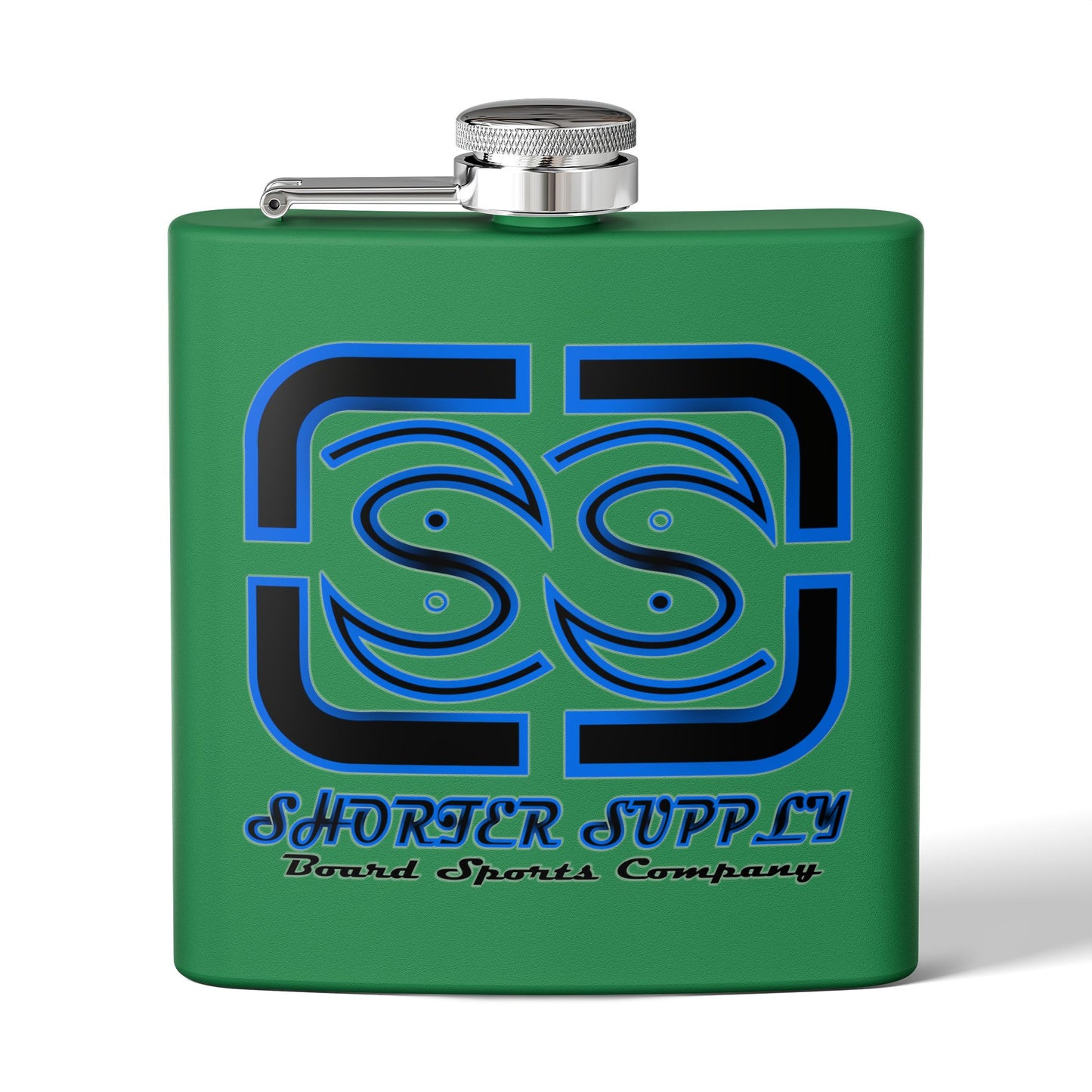 Stainless Steel Flask - Shorter Supply Design 6oz -Short Supply