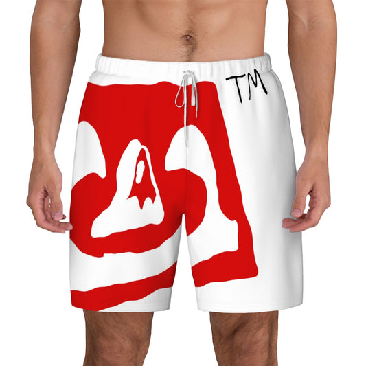 Men's Swim Shorts lagoonascleaned red white tm red lagoonas