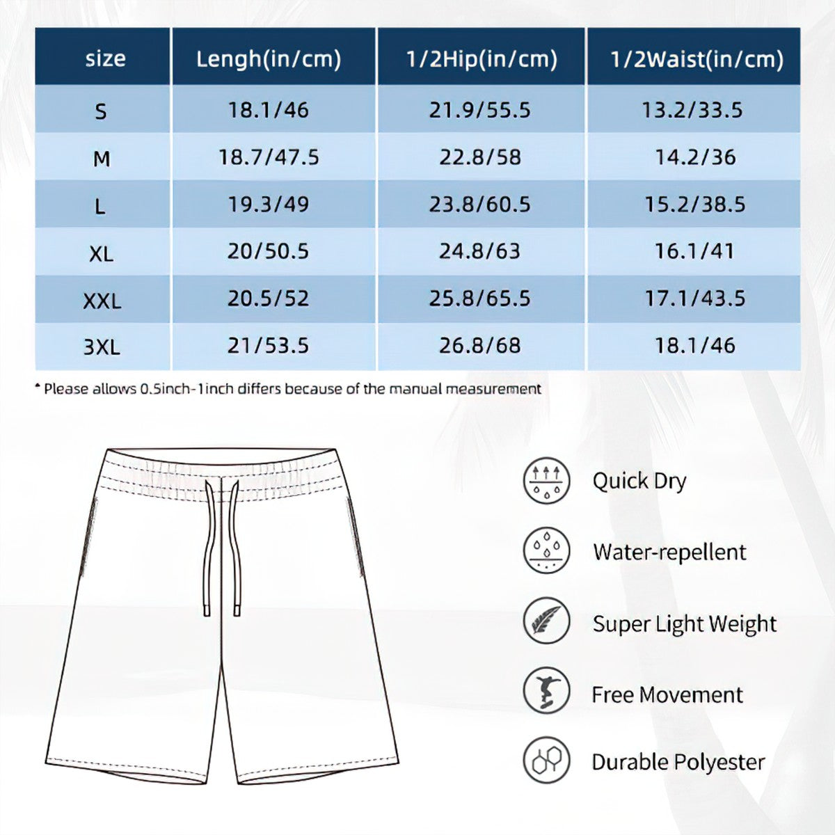 Men's Swim Shorts lagoonascleaned red white tm red lagoonas