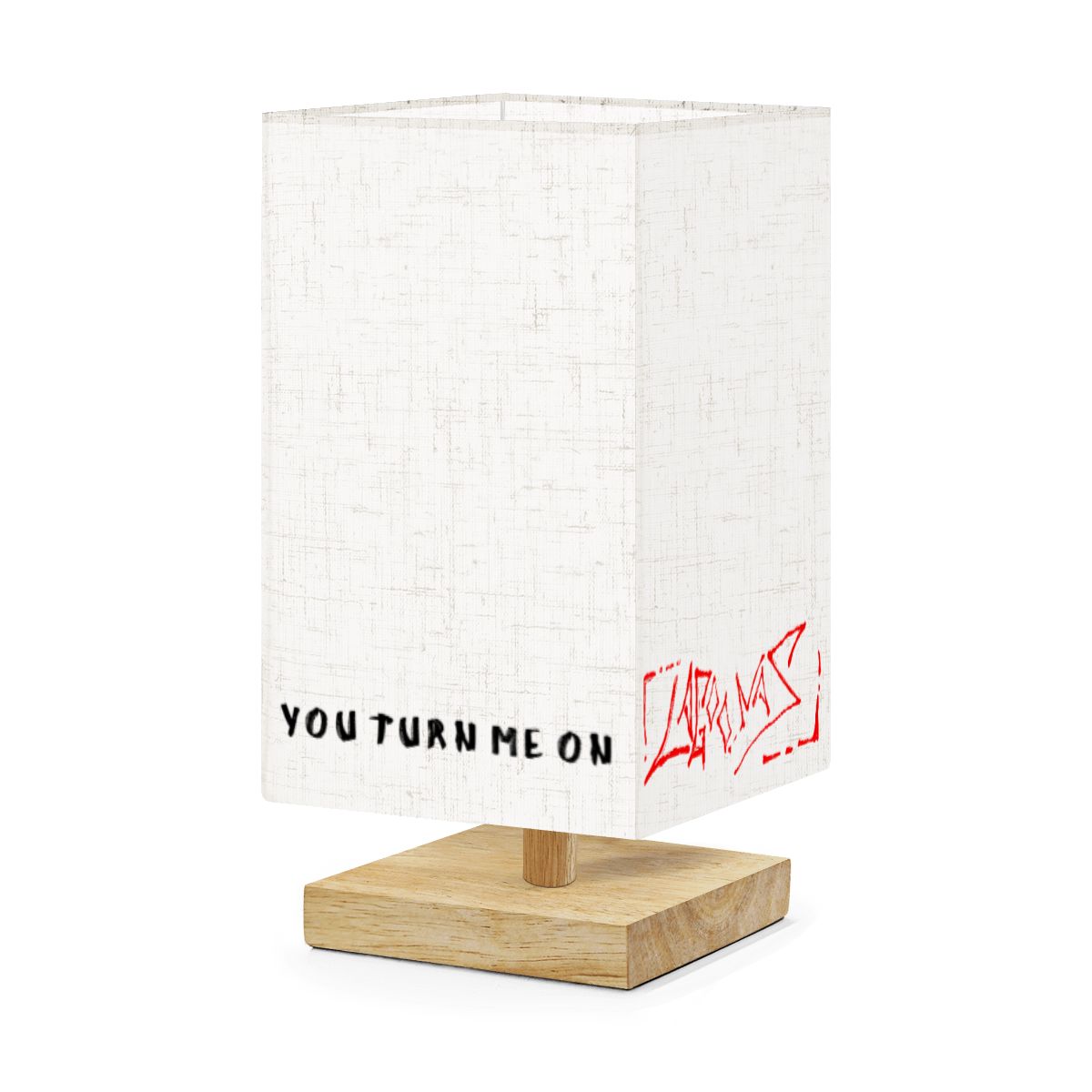 Square Table Lamp red lagoonas